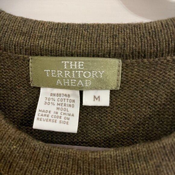 The Territory Ahead sweater dress medium olive green - Picture 4 of 7